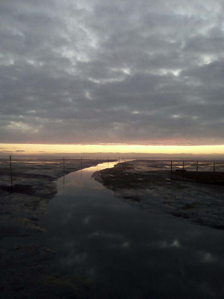 andernos-les-bains, coucher de soleil, soir, hiver, janvier, ciel nuageux, reflets, photo armand neble, AN-GRAFIK © 2017